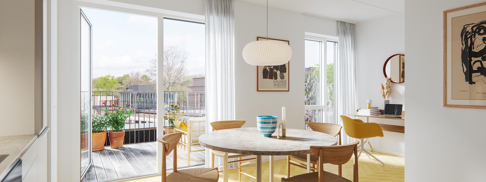 Projektbolig sildebensparket Vesterbro tagterrasse 